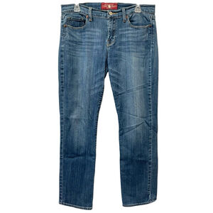 Lucky Brand Womens Size 12 31 Sofia Straight Ankle Jeans Blue Denim